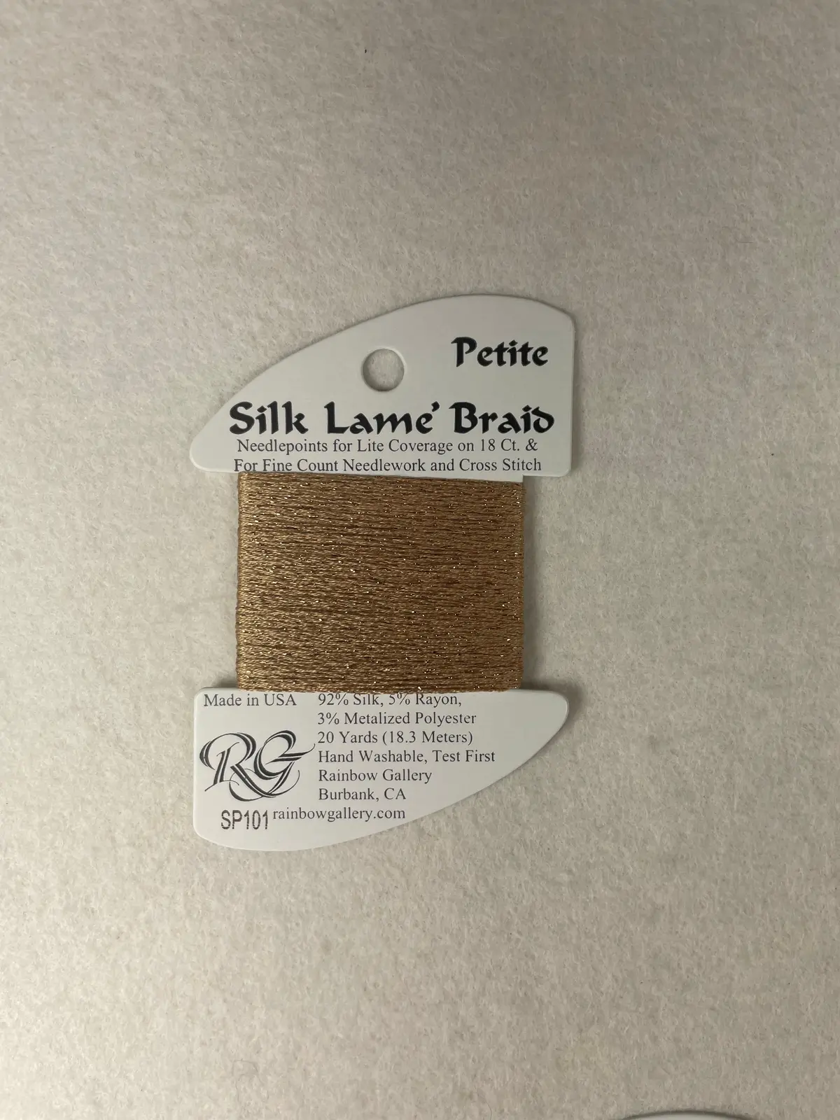 Petite Silk Lame Braid Sp101 Honey Bronze 1