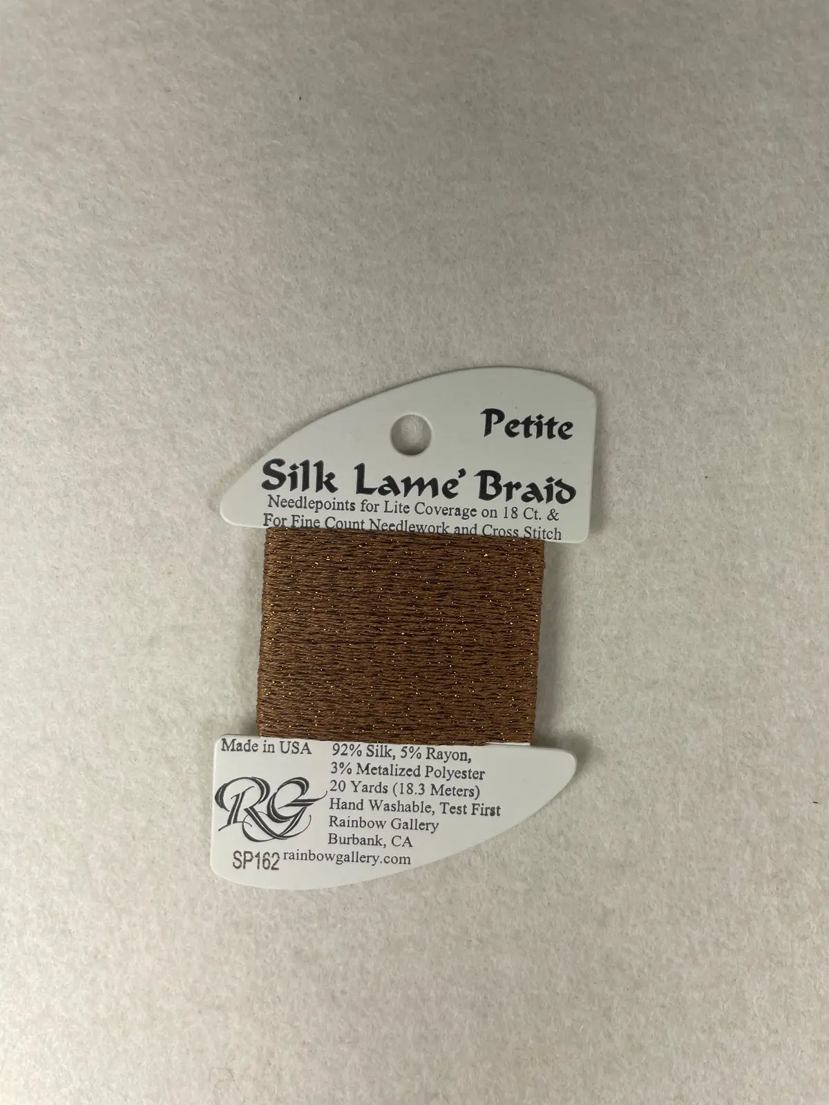 Petite Silk Lame Braid Sp162 Hazel 1