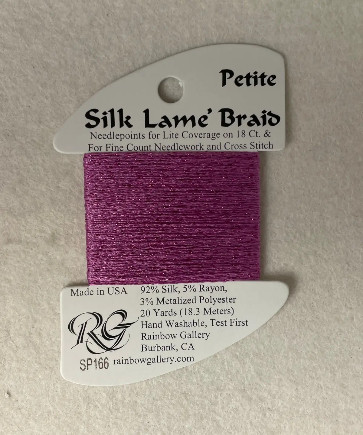 Petite Silk Lame Braid Sp166 Lite Fuchsia 1