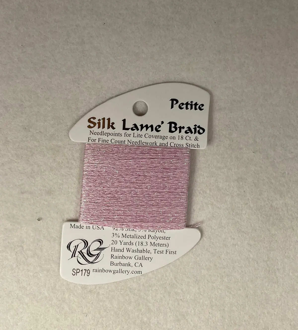 Petite Silk Lame Braid Sp179 Cotton Candy 1