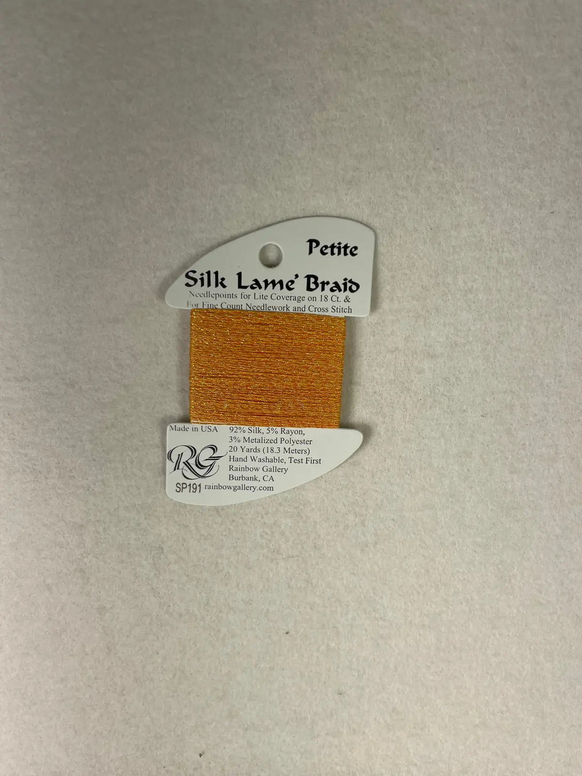 Petite Silk Lame Braid Sp191 Goldenrod 1