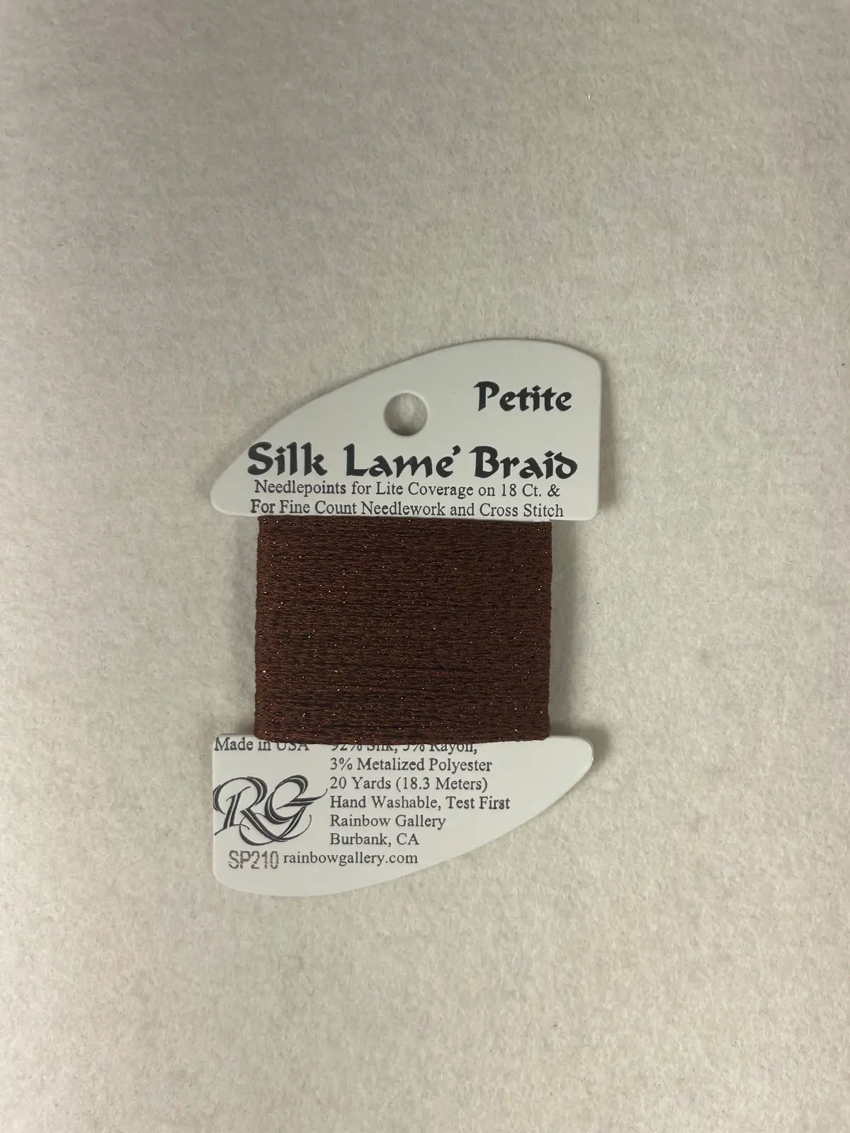 Petite Silk Lame Braid Sp210 Cappuccino 1
