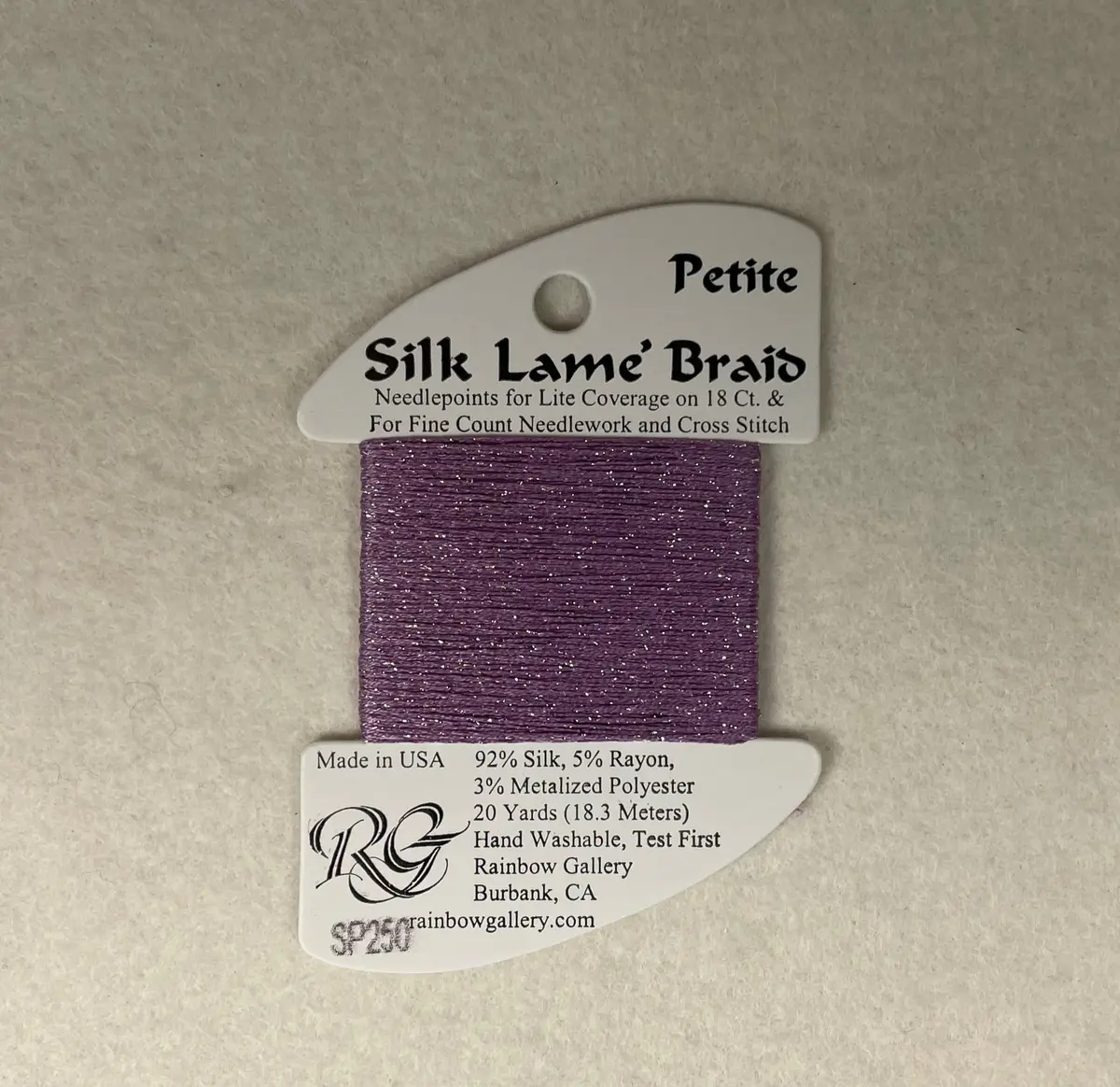Petite Silk Lame Braid Sp250 Heather Glen 1