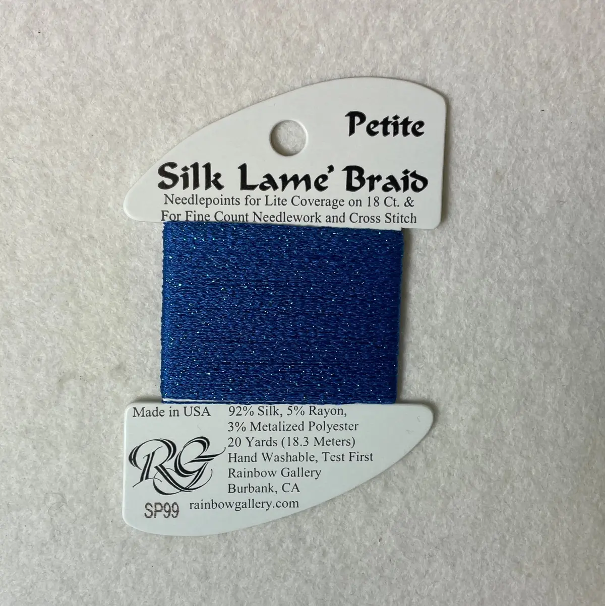 Petite Silk Lame Braid Sp99 Classic Blue 1