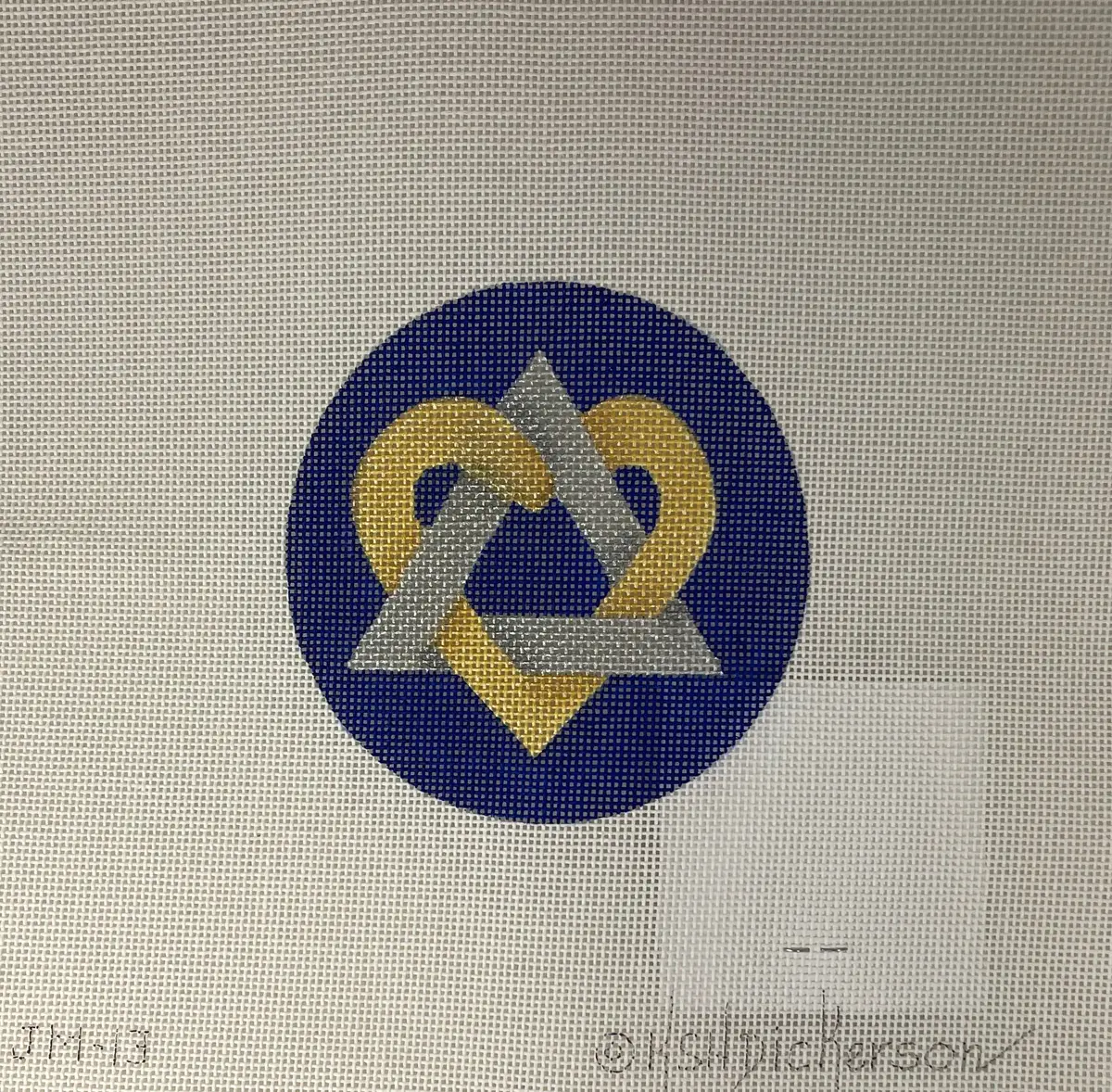 * Kate Dickerson Jm-13 Intertwined Heart/Star Of David 1