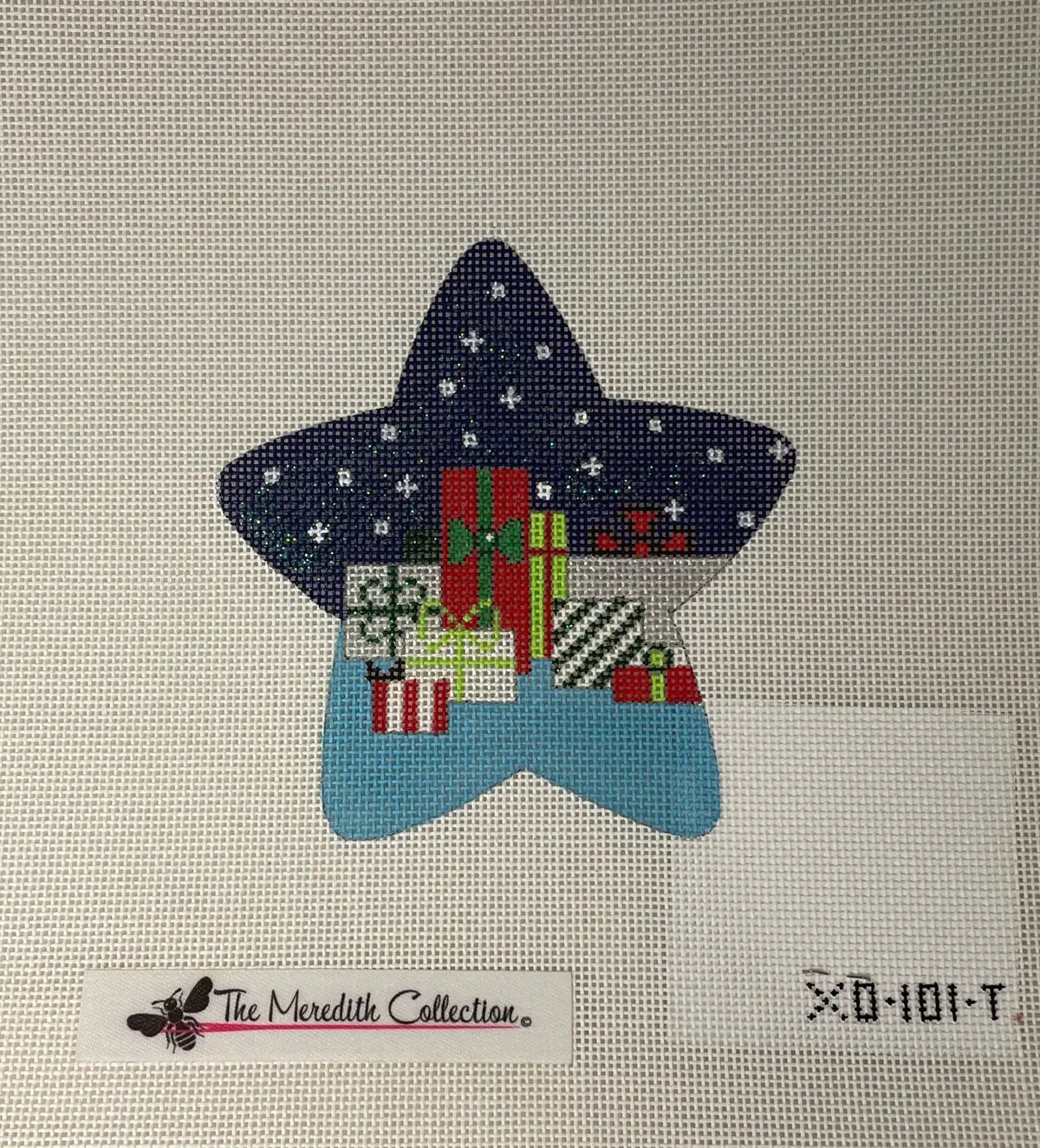* Meredith Collection Xo101t Star With Gifts Ornament 1
