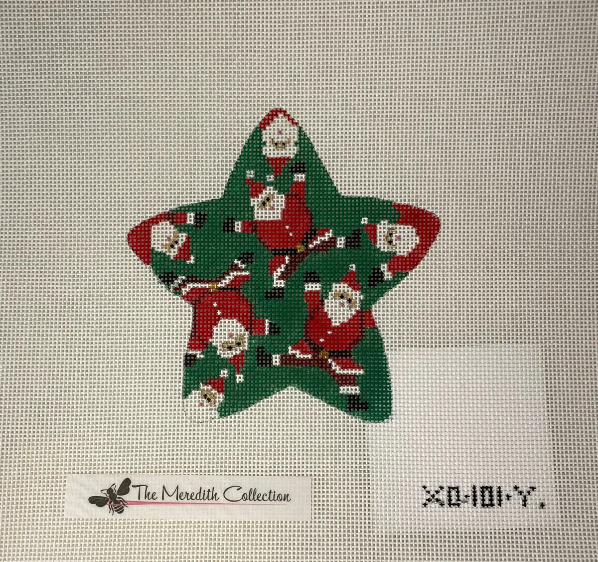 * Meredith Collection Xo101y Santamania Star Ornament 1