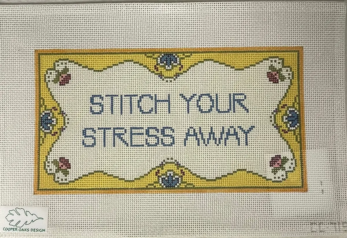 * Cooper Oaks Designs 715 Stitch Your Stress 1