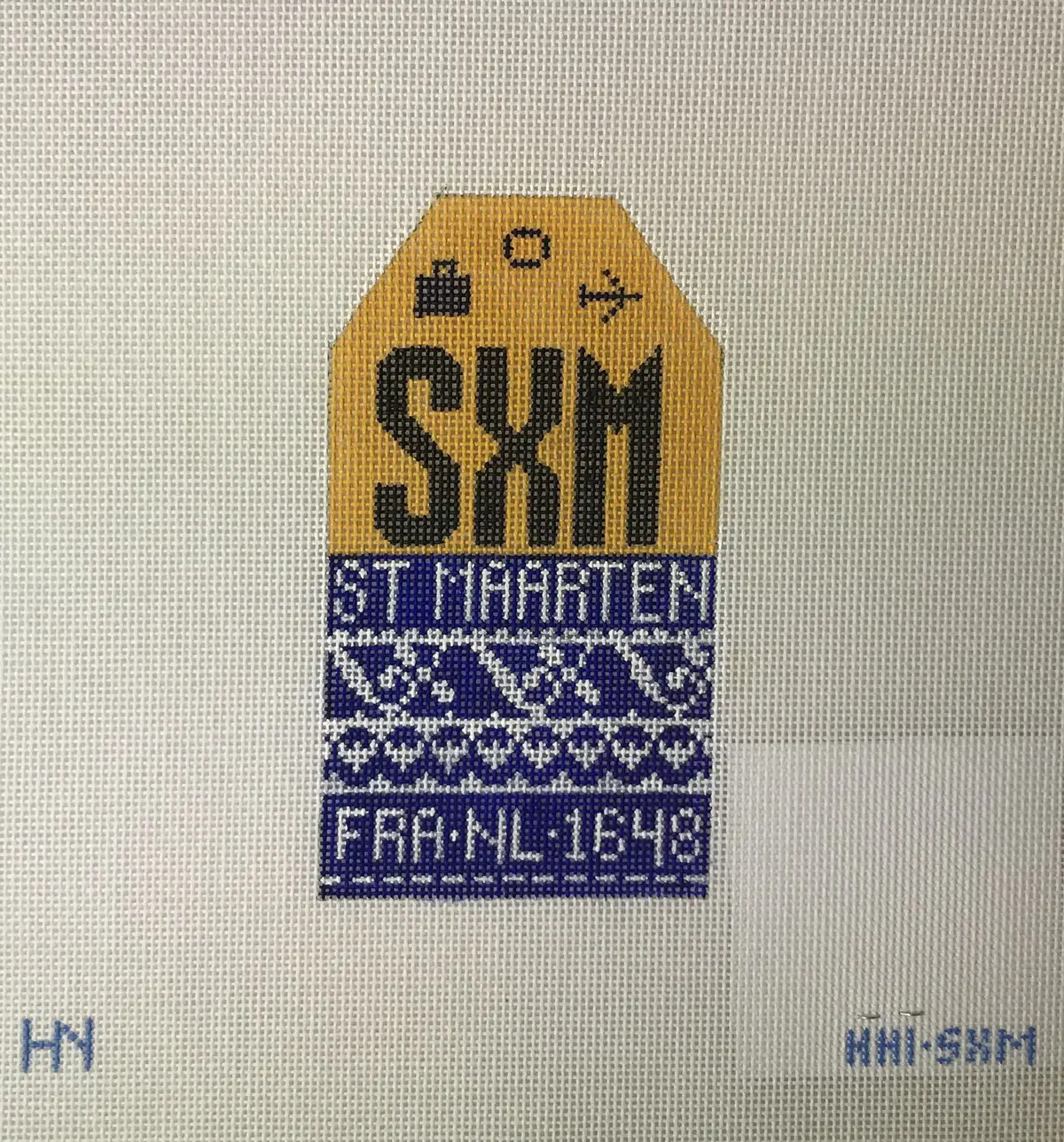 * Hedgehog Needlepoint St. Maarten 1