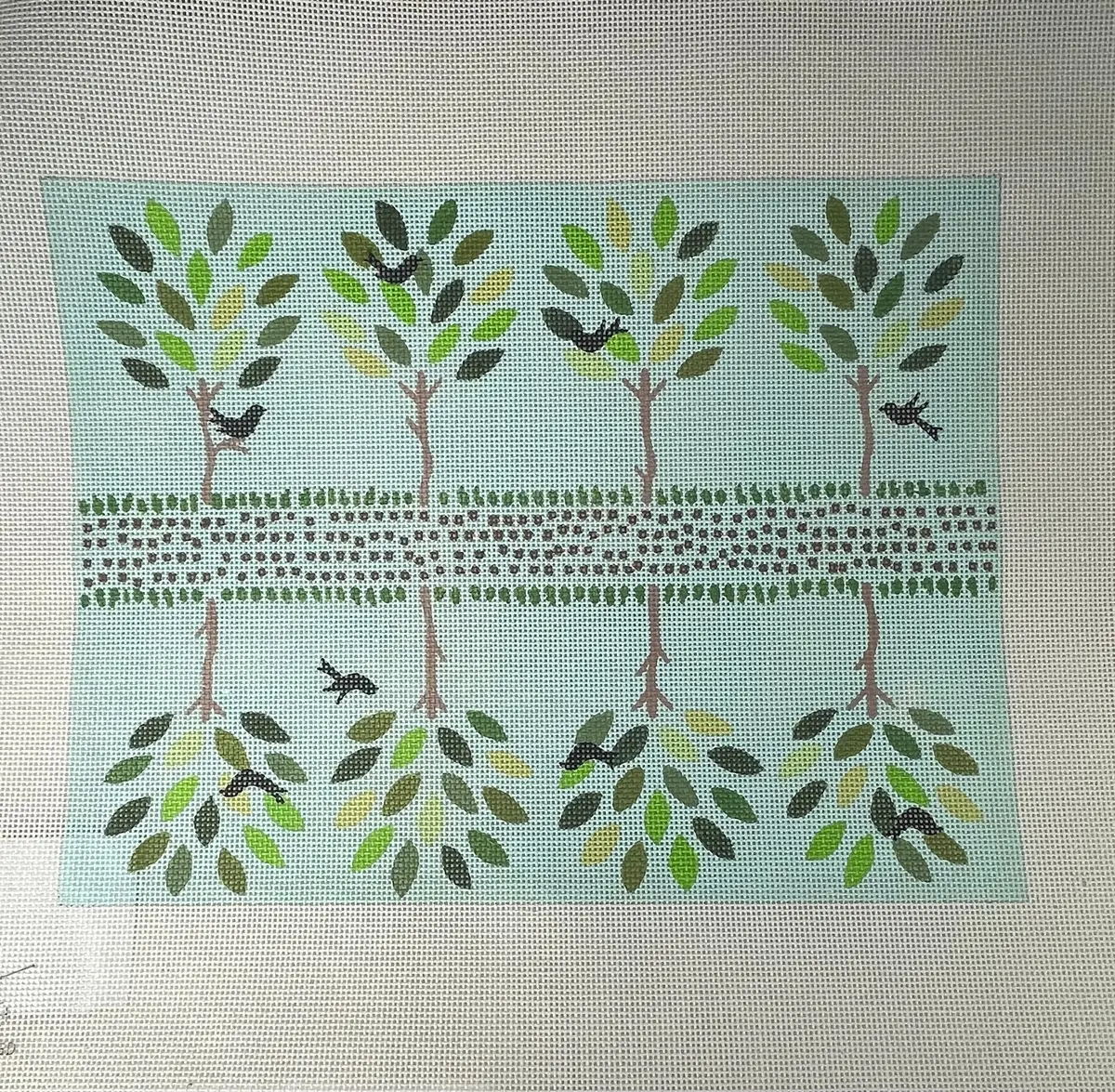 * Melissa Shirley 1565B Spring Trees Clutch 1