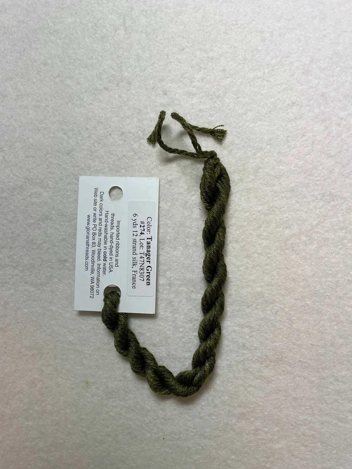 Gloriana Silk Floss 274 Tanager Green 1