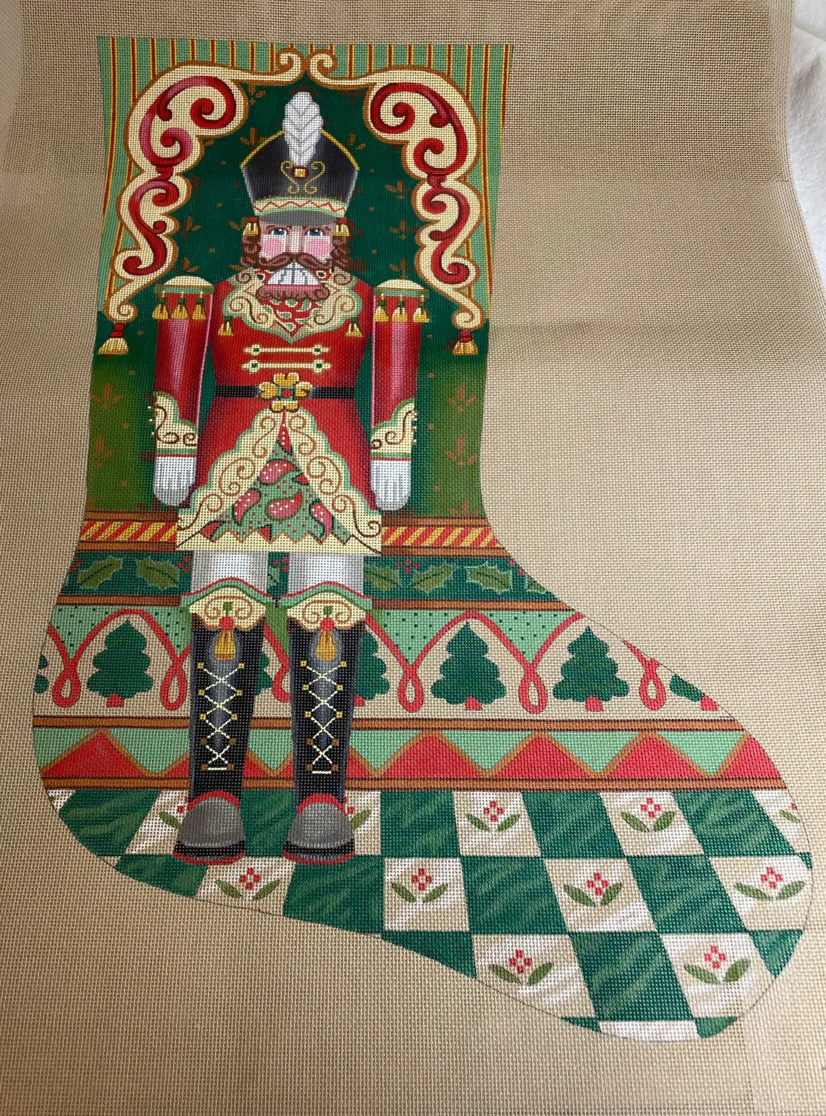 * Liz Goodrick Dillon Ttaxs293 Nutcracker Christmas Stocking 1