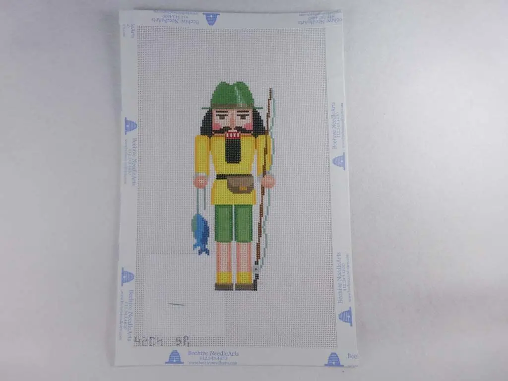 Susan Roberts Needlepoint Design, Inc. 4204 Nutcracker, Fisherman 1