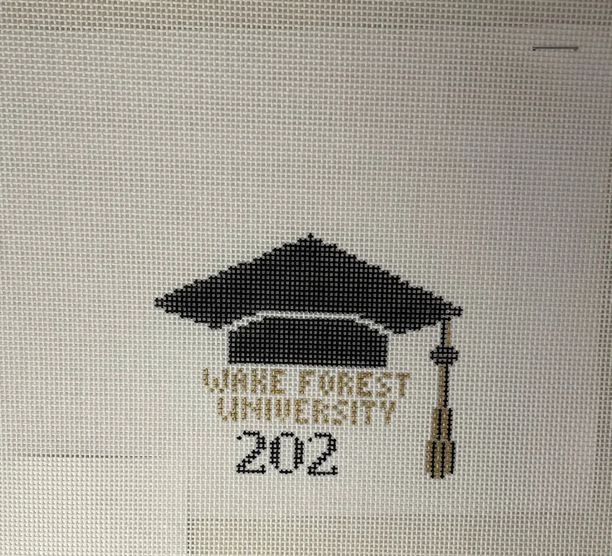 * Lauren Bloch Designs G29 Wake Forest University Grad Cap 1