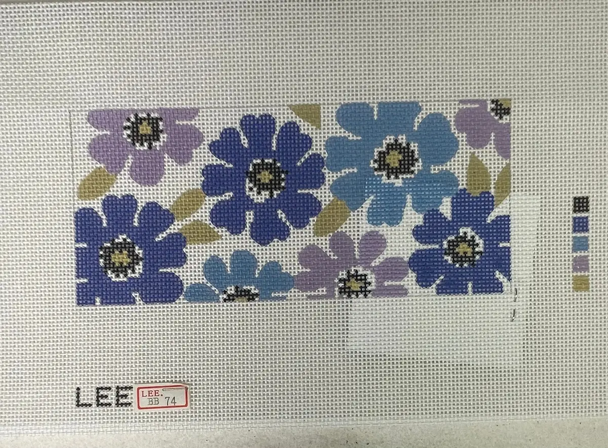 * Lee's Needle Arts Bb74 Lavender Floral 1