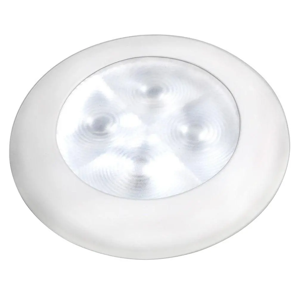 Hella Marine Courtesy Light - Warm White W/White Rim [980500741] 1