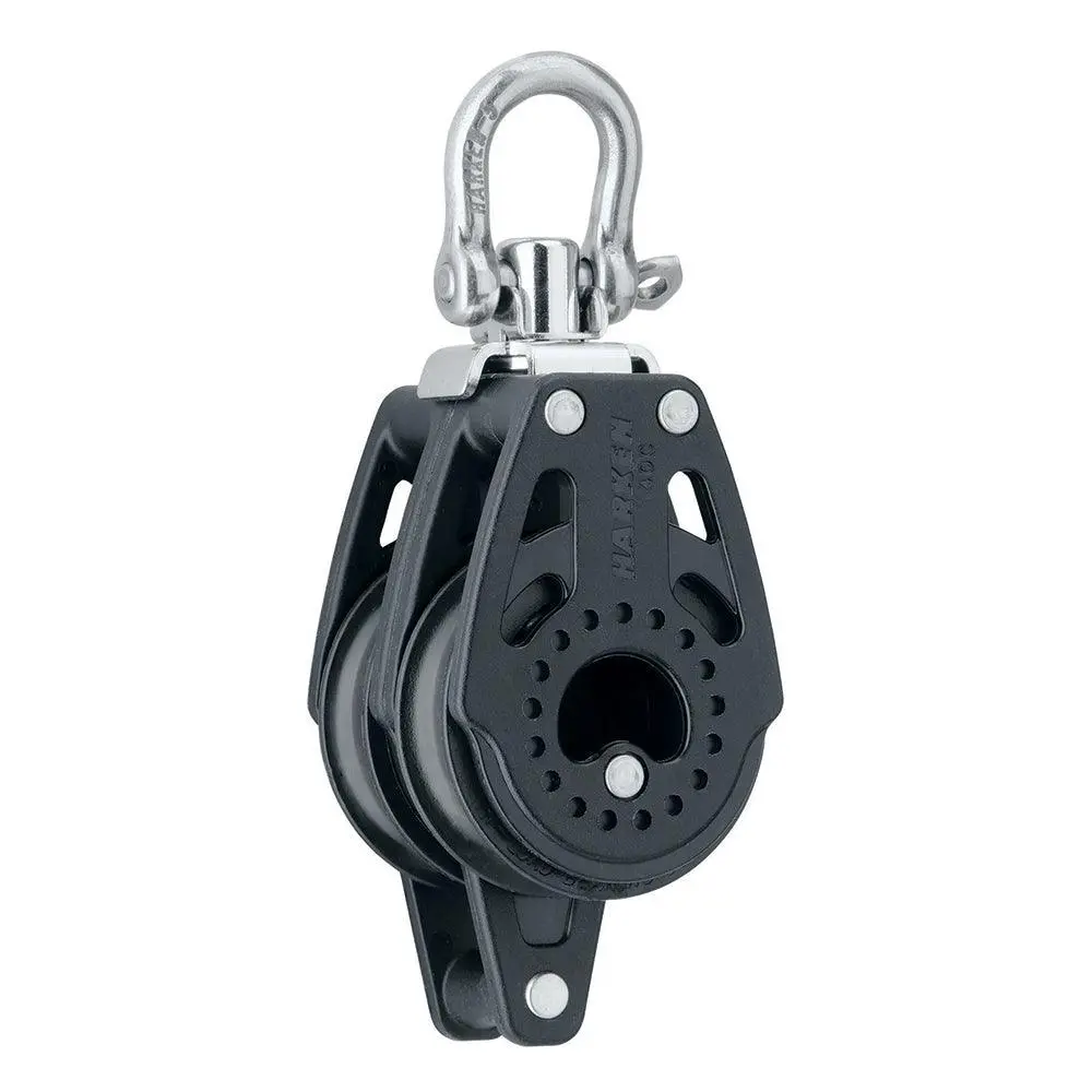 Harken 40Mm Carbo Air Double Swivel Block W/Becket [2639] 1