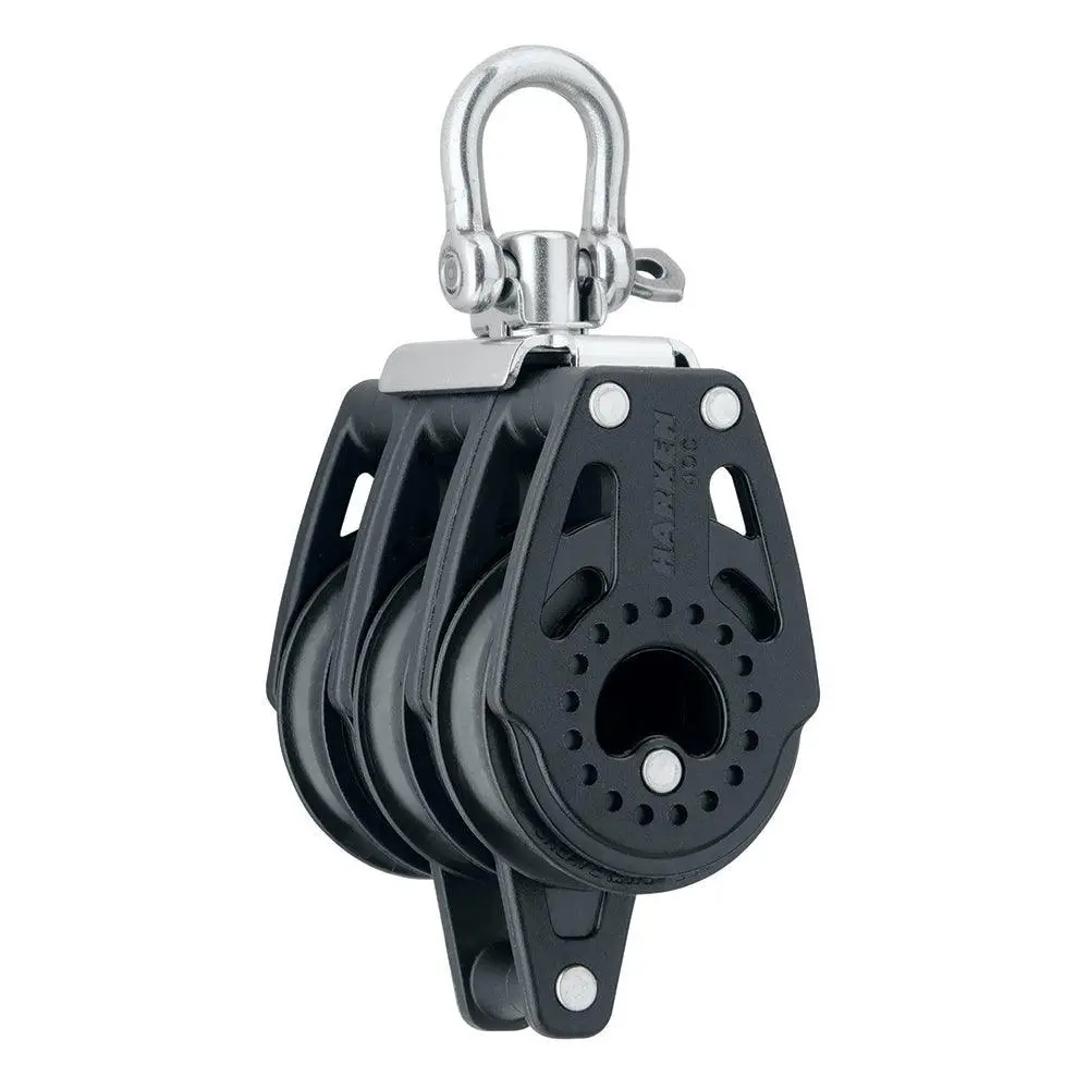 Harken 40Mm Carbo Air Triple Swivel Block W/Becket [2641] 1