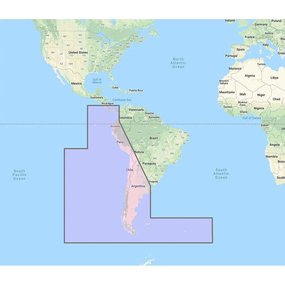 Furuno South America West Coast - Costa Rica To Chile To Falklands Vector Charts - Unlock Code [Mm3-Vsa-500] 1