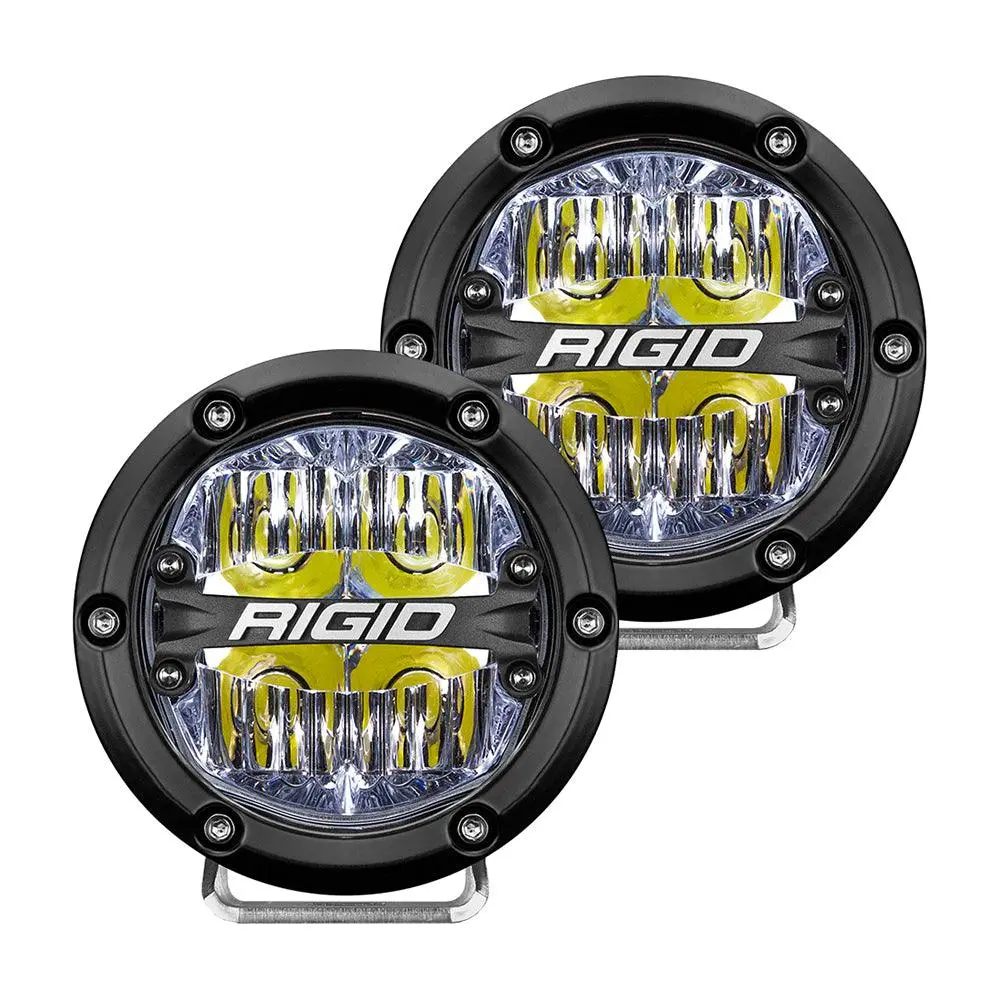 Rigid Industries 360-Series 4" Led Off-Road Fog Light Drive Beam W/White Backlight - Black Housing [36117] 1
