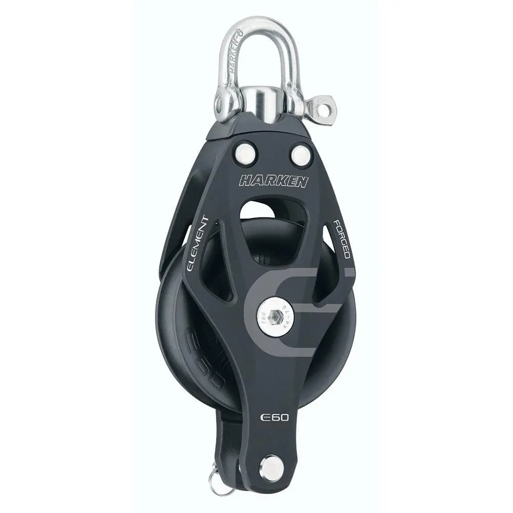 Harken 60Mm Single Aluminum Element Block W/Swivel  Becket [6261] 1