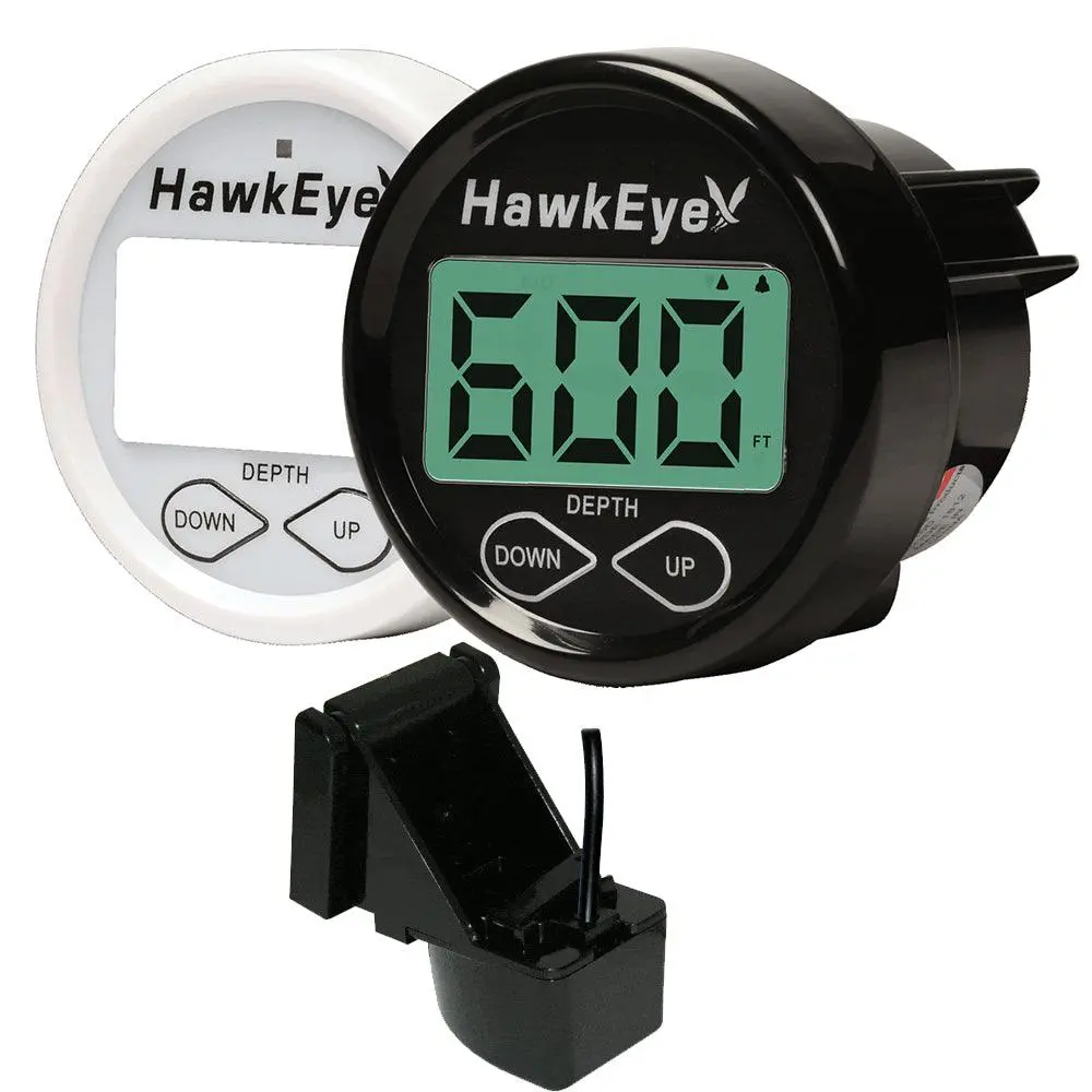 Hawkeye Depthtrax In-Dash Digital Depth  Temp Gauge - Transom Mount [Dt2bx-Tm] 1