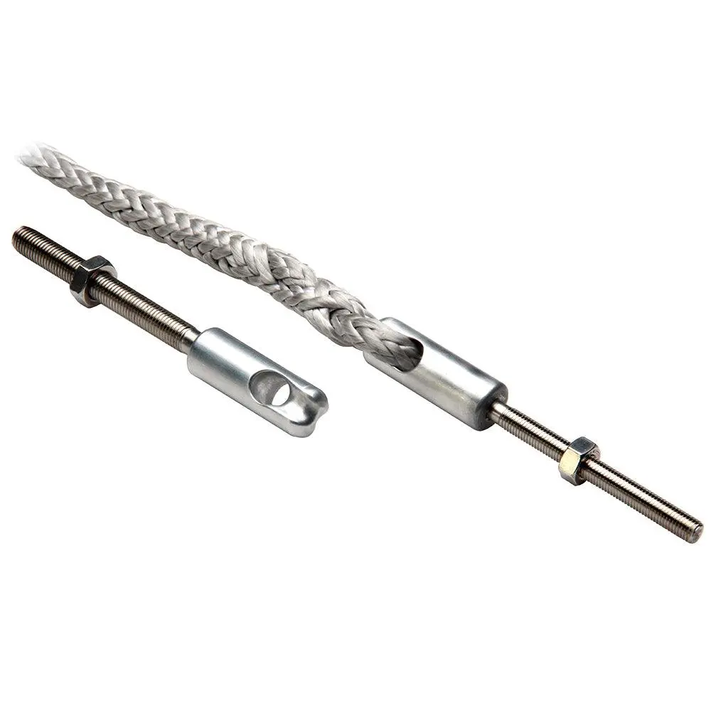 C. Sherman Johnson Splice Eye W/Threaded Stud: 1/4" -28 X 2-1/2" Rh W/Splice Eye [20-62] 1