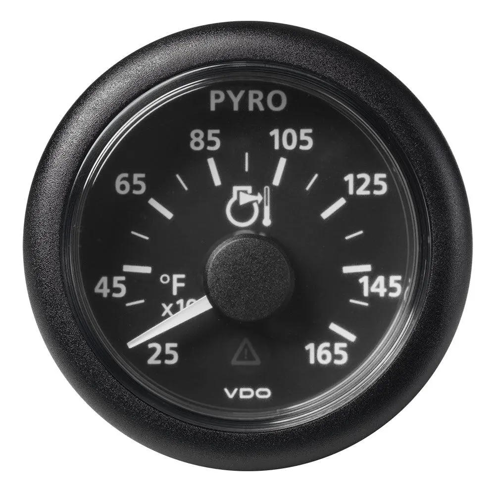 Veratron 52 Mm (2-1/16") Viewline Pyrometer - 250 To 1650F - Black Dial  Bezel [A2c59512334] 1