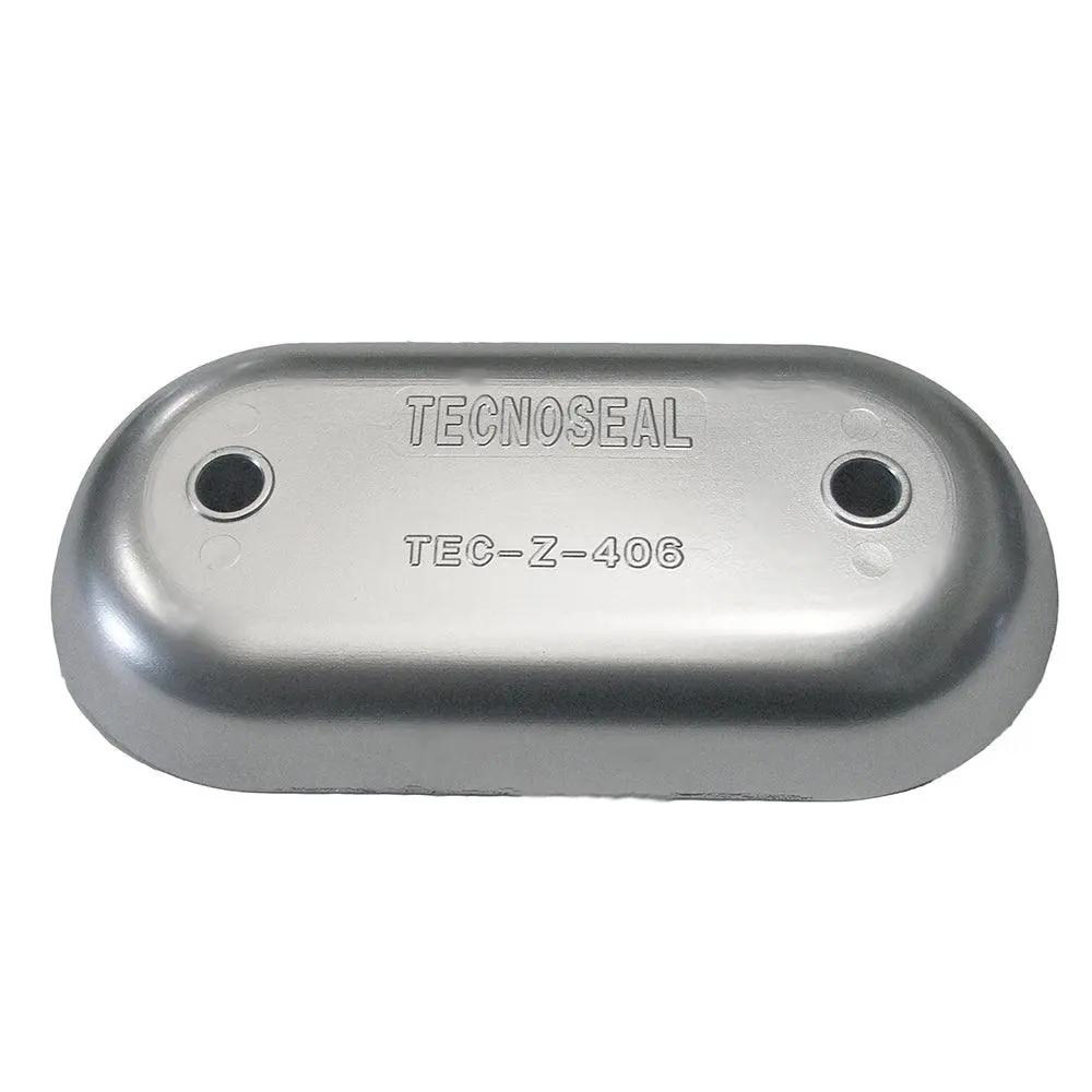 Tecnoseal Magnesium Hull Plate Anode 8-3/8" X 4-1/32" X 1-1/16" [Tec-Z-406Mg] 1