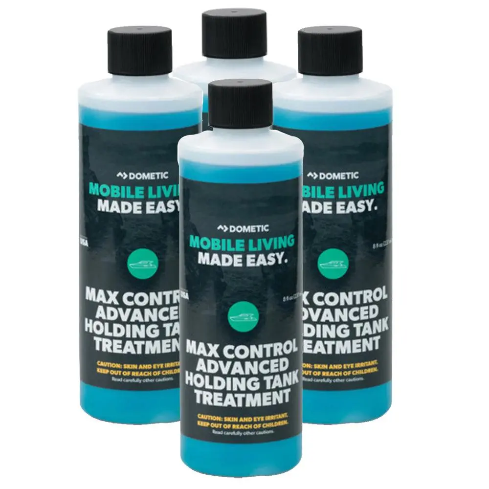 Dometic Max Control Holding Tank Deodorant - Four (4) Pack Of 8Oz Bottles  [379700029] 1