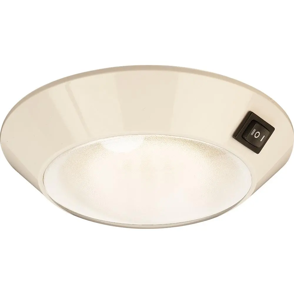 Sea-Dog White Plastic Led Dome Light 4" Day/Night - Clear/Red Bulb [401757-1] 1