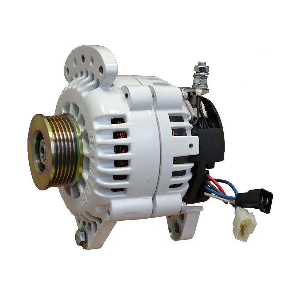 Balmar Alternator 120 Amp 12V 3.15" Dual Foot Saddle Single K6 Pulley W/Isolated Grounding [60-120-K6] 1