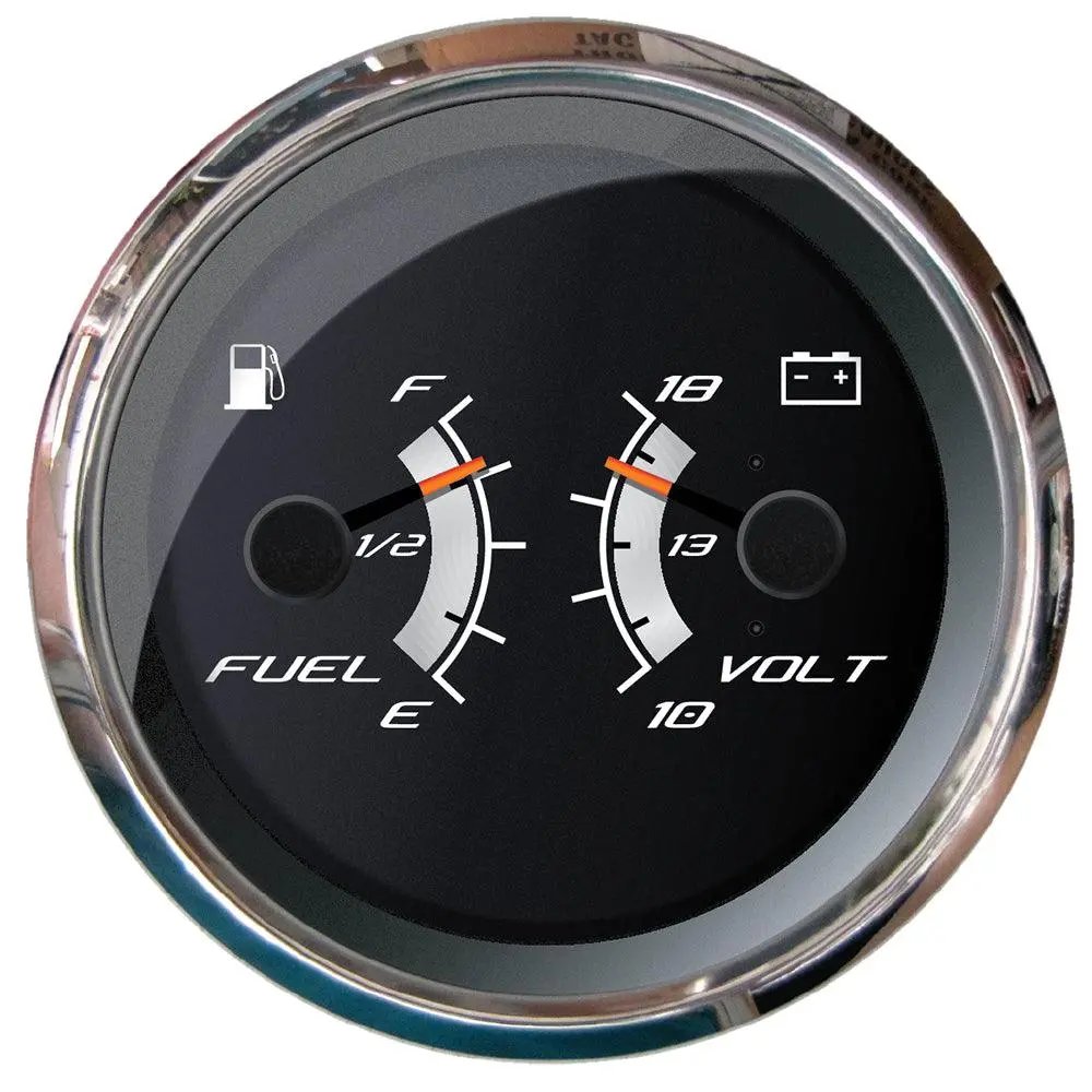 Faria Platinum 4" Multi-Function - Fuel Level  Voltmeter [22013] 1